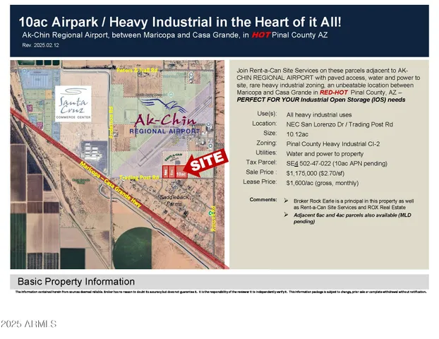 $1,600 | 0 West Trading Post Road, Maricopa, AZ 85138