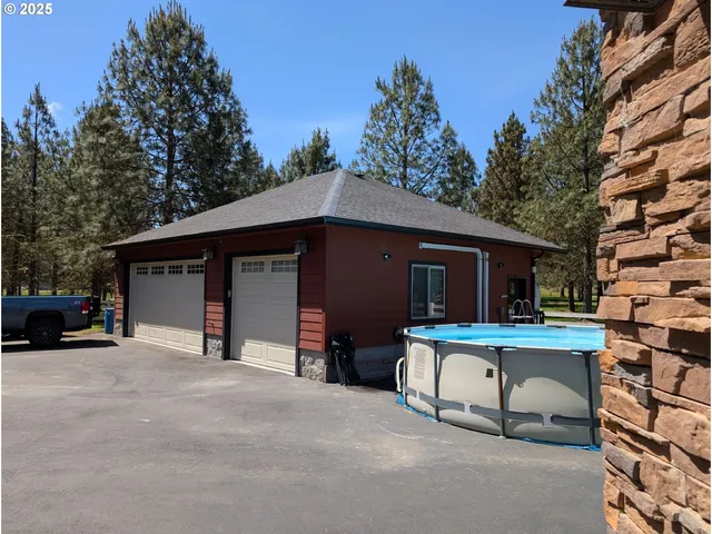 a house view with a outdoor space