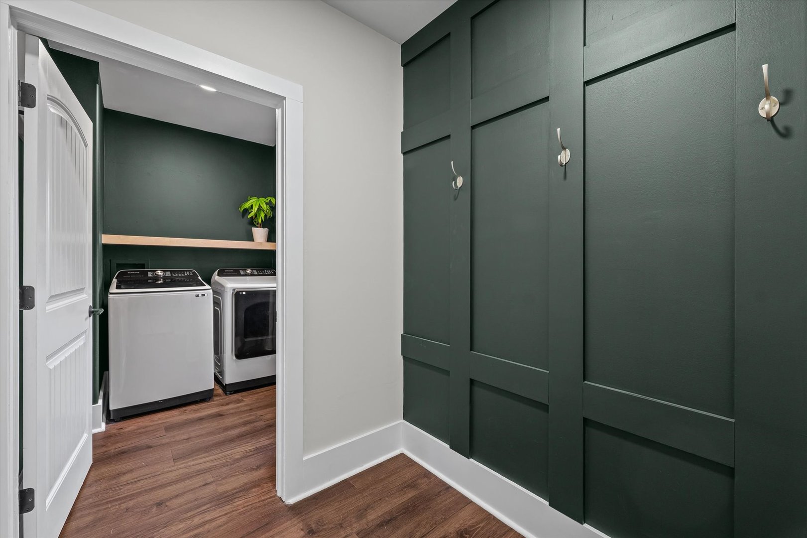 313 London Way Savoy, IL 61874 - Photo 27 of 85 a kitchen with cabinets and wooden floor