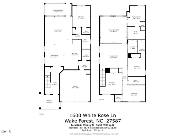 $550,000 | 1600 White Rose Lane, Wake Forest, NC 27587