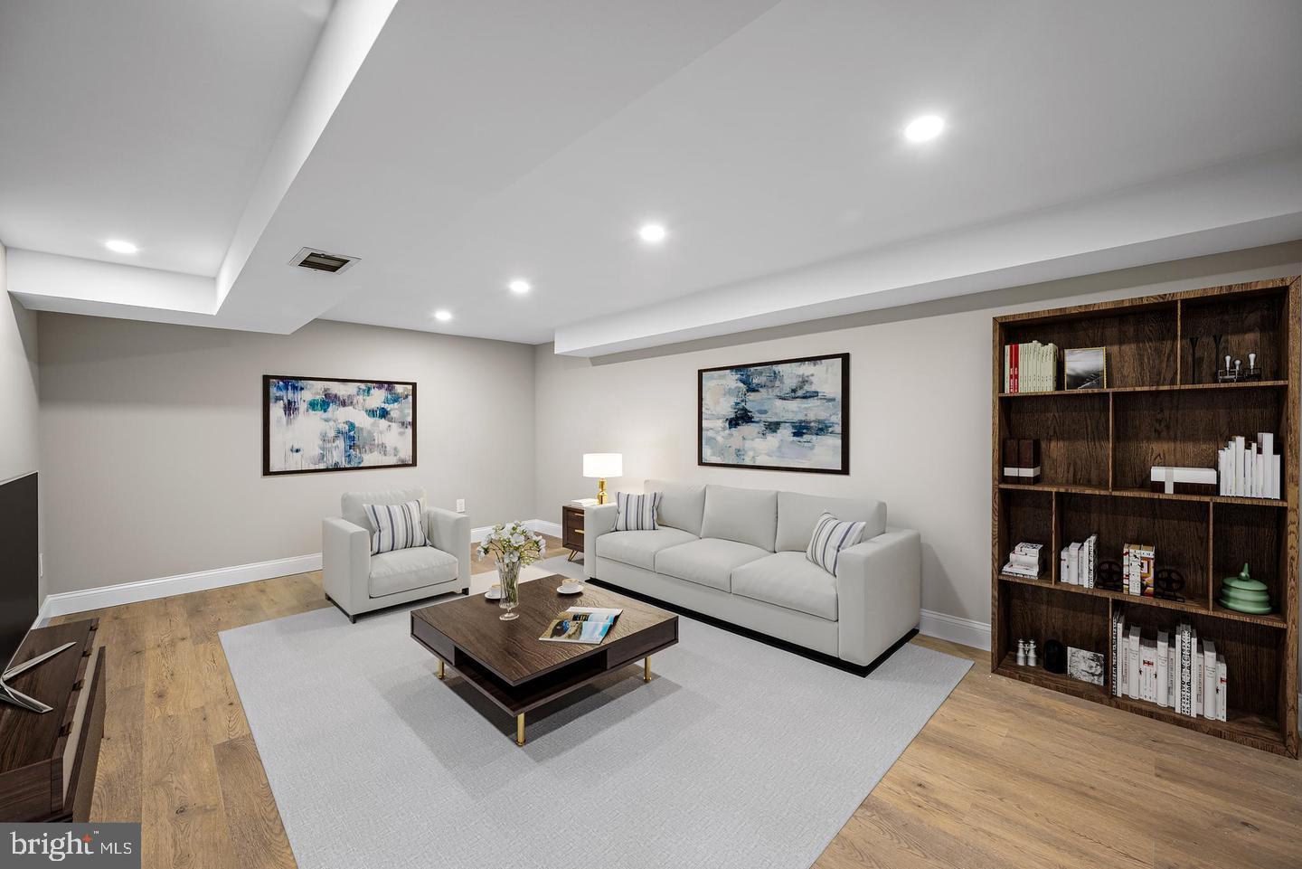 15 Llanfair Road, Unit B Ardmore, PA 19003 - Photo 9 of 11 Virtually Staged Lower Level