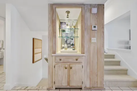 a view of front door with hallway