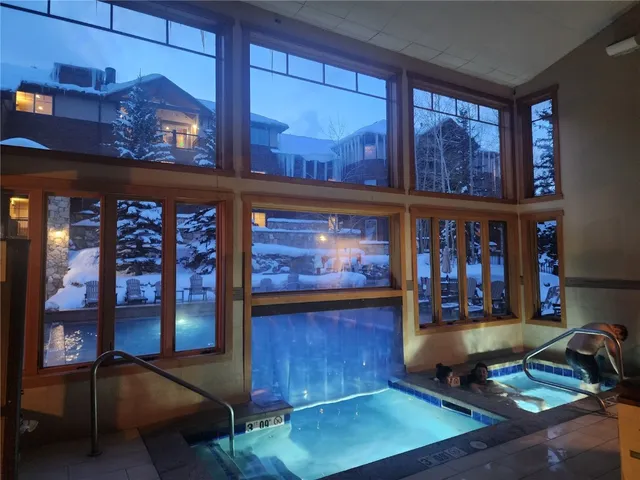 a room with furniture