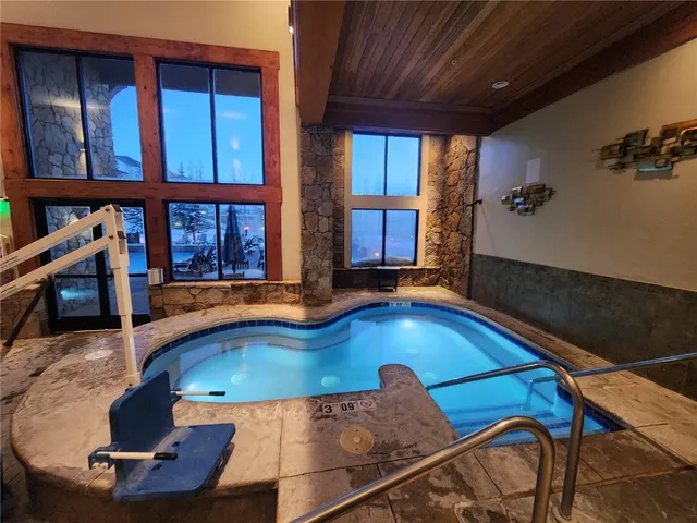 a room with pool table