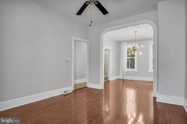 wooden floor in an empty room