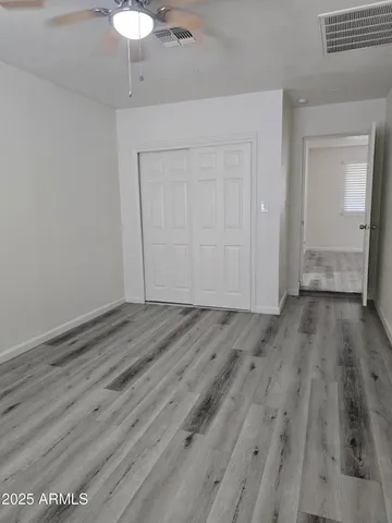 a backyard of a house