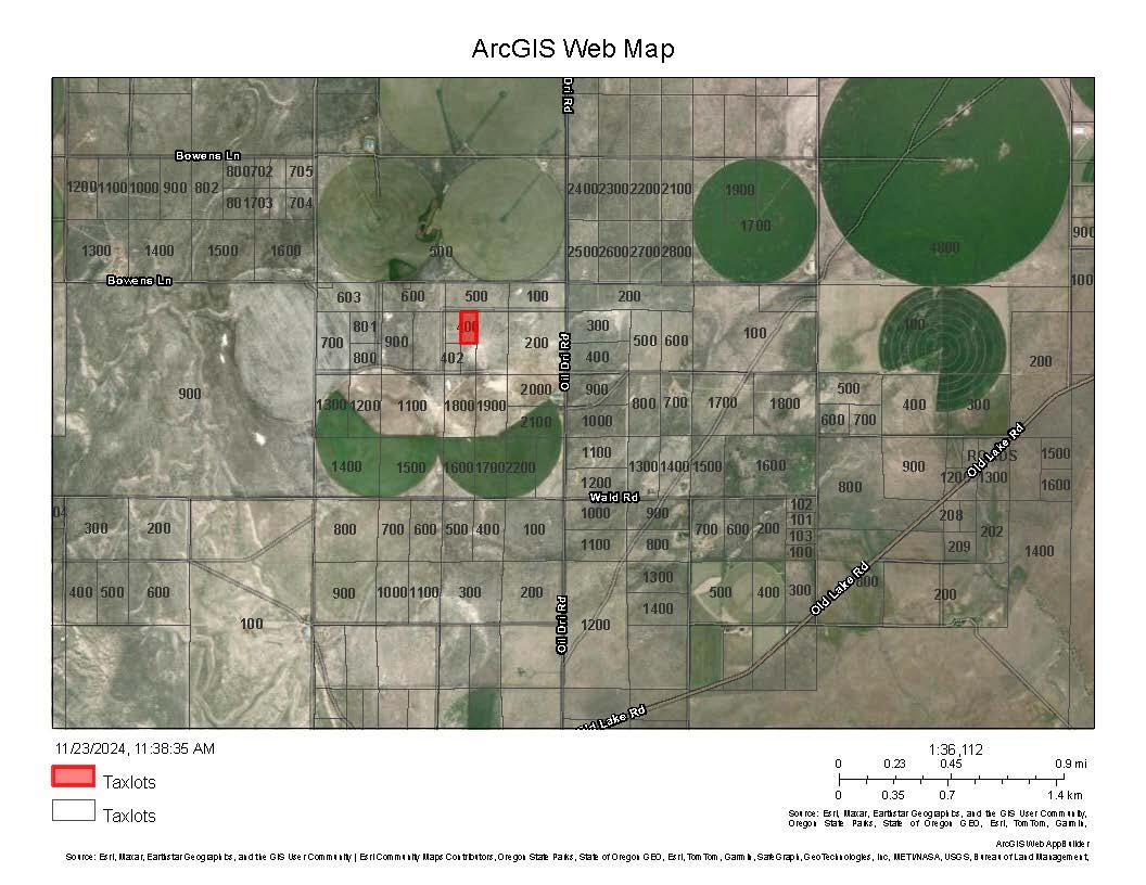 400 Off Oil Dri Road Silver Lake, OR 97638 - Photo 3 of 3 Aerial