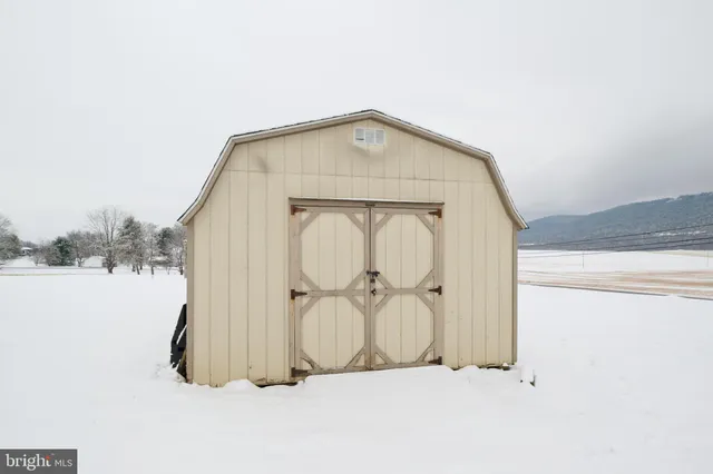 a view of a refrigerator and an ocean view
