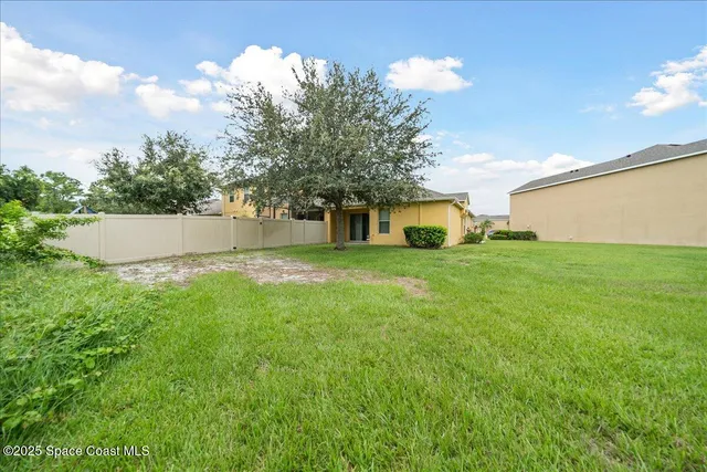 a view of a back yard