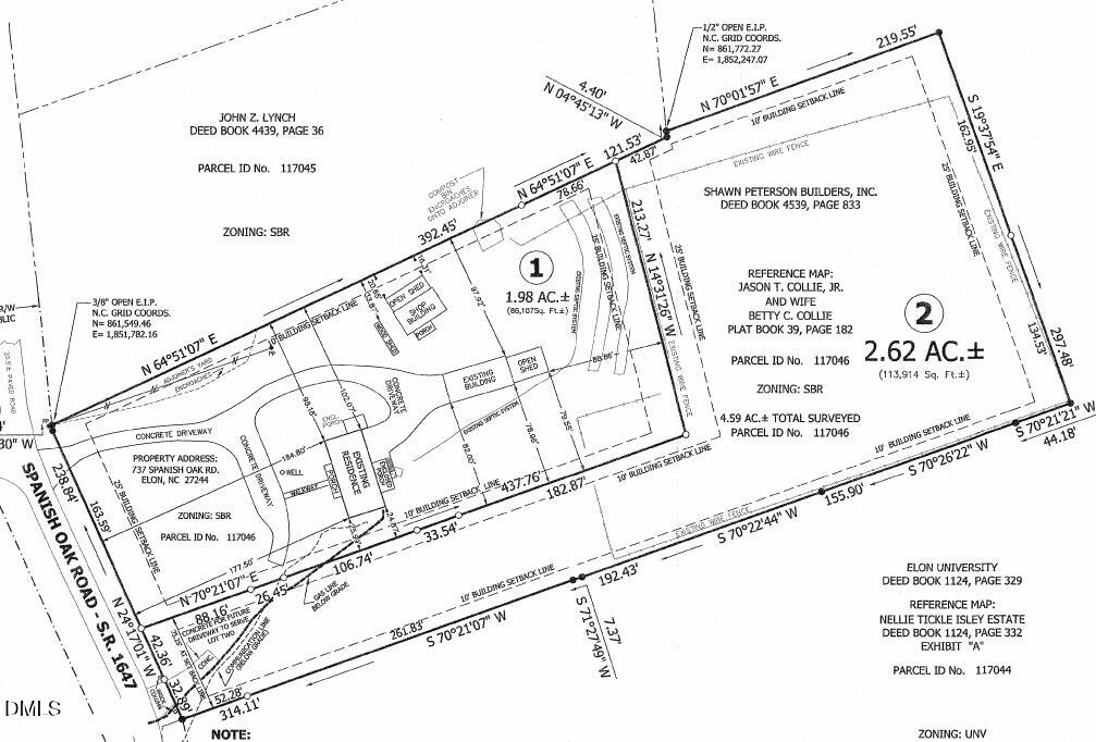 0 Spanish Oak Road Elon, NC 27244 - Photo 2 of 9 Lot 2 only