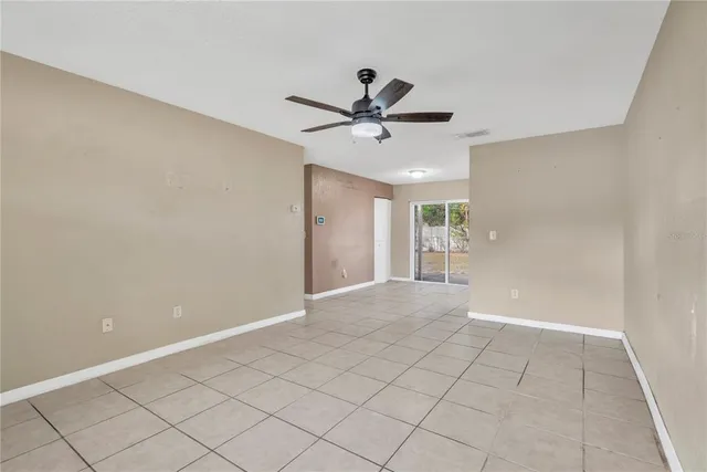 a view of an empty room