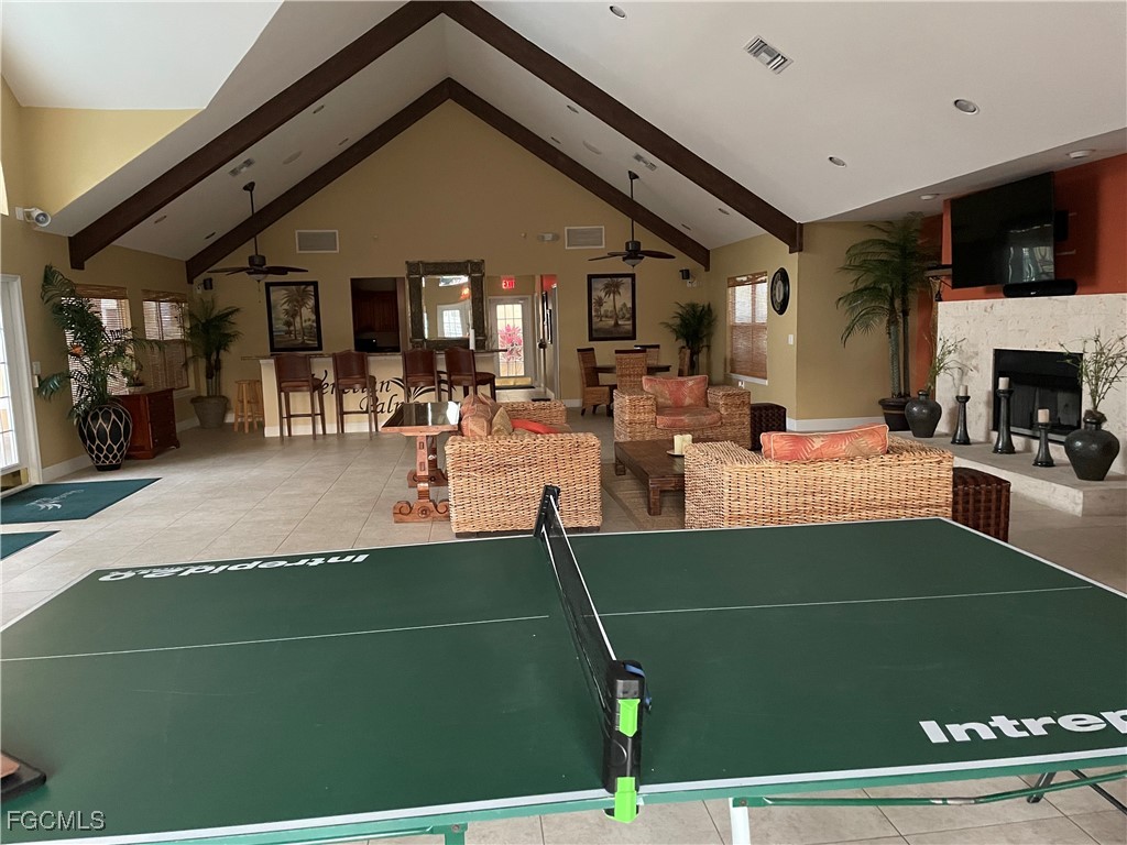 1830 Brantley Road, Unit J1 Fort Myers, FL 33907 - Photo 36 of 39 a view of a living room and kitchen floor