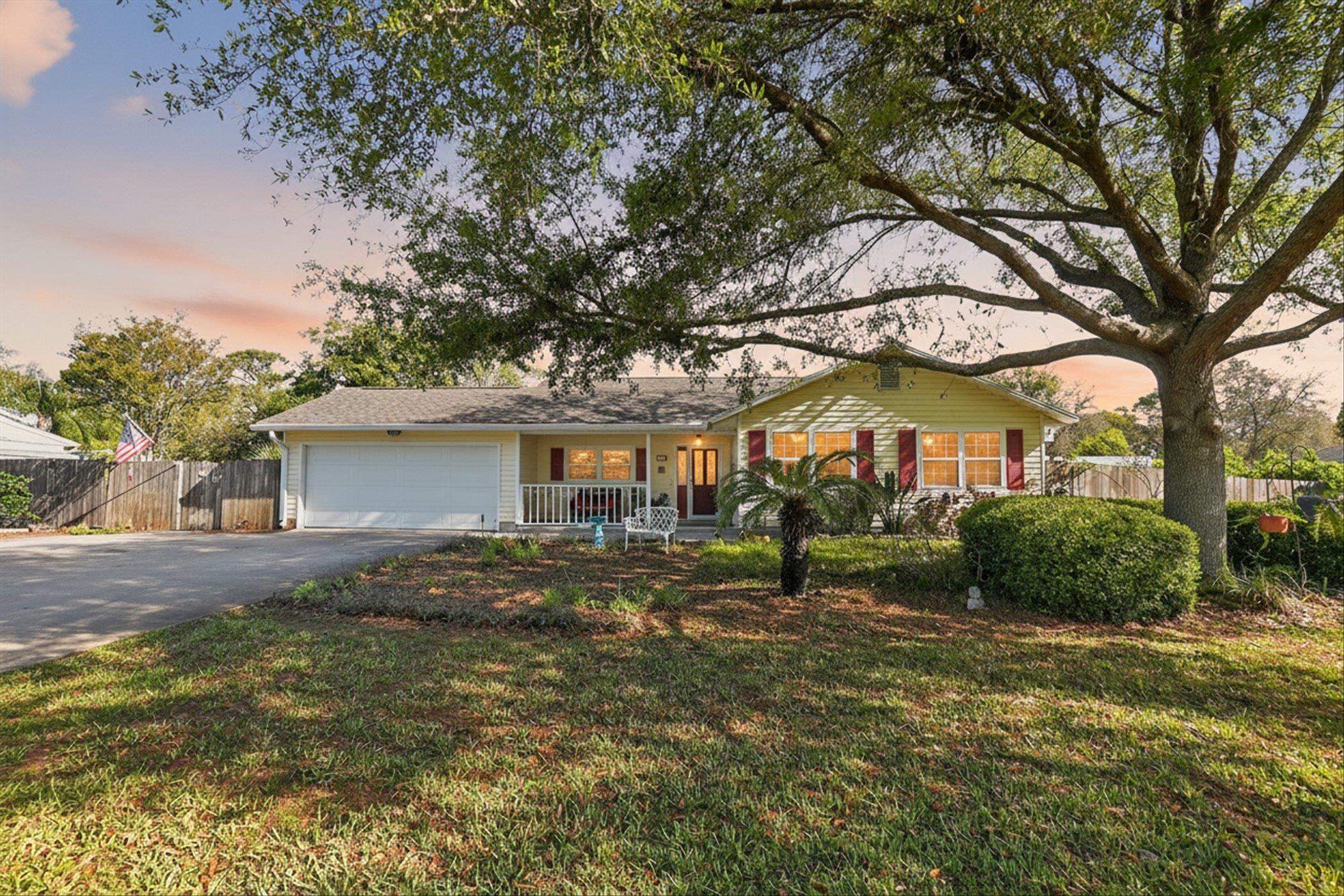 229 Yale Road St. Augustine, FL 32086 - Photo 3 of 47 Single story home featuring a porch, driveway, and a garage