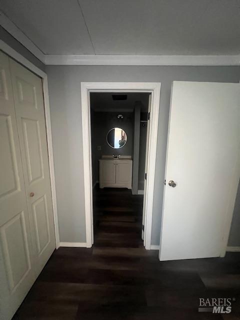 50 River Road, Unit 74 Isleton, CA 94571 - Photo 15 of 21 a view of a hallway with wooden floor and stairs