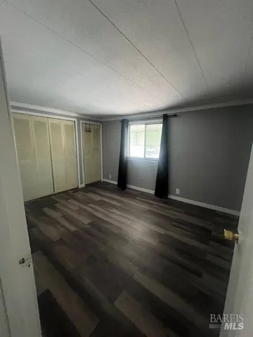 a view of yard from deck