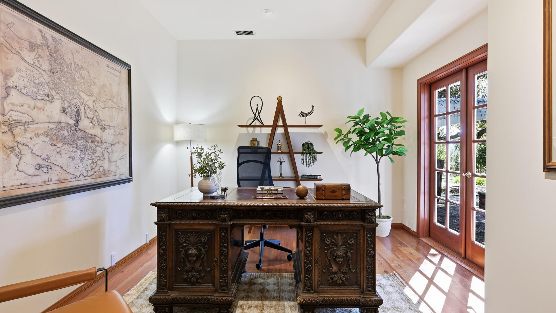 1642 Alamo Pintado Road Solvang, CA 93463 - Photo 27 of 85 a view of a workspace with furniture