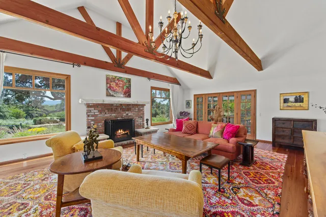 a view of a large window