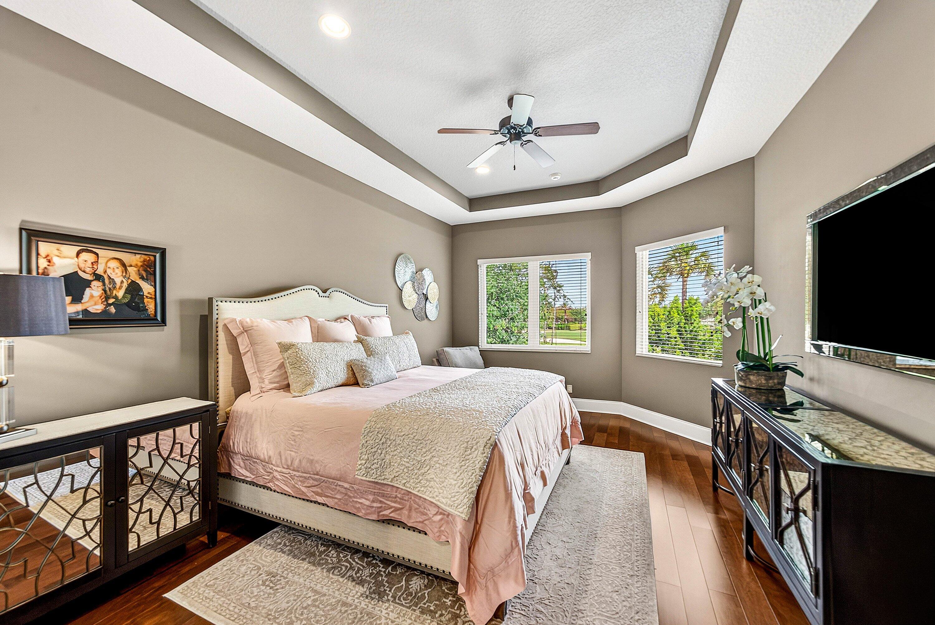 6445 Montesito Street Boca Raton, FL 33496 - Photo 53 of 86 Upstairs bedroom with golf course views