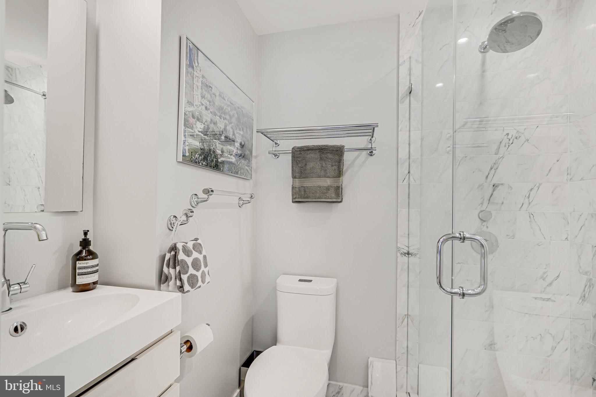 1608 Corcoran Street Northwest Washington, DC 20009 - Photo 13 of 28 Gorgeous remodeled full bathroom
