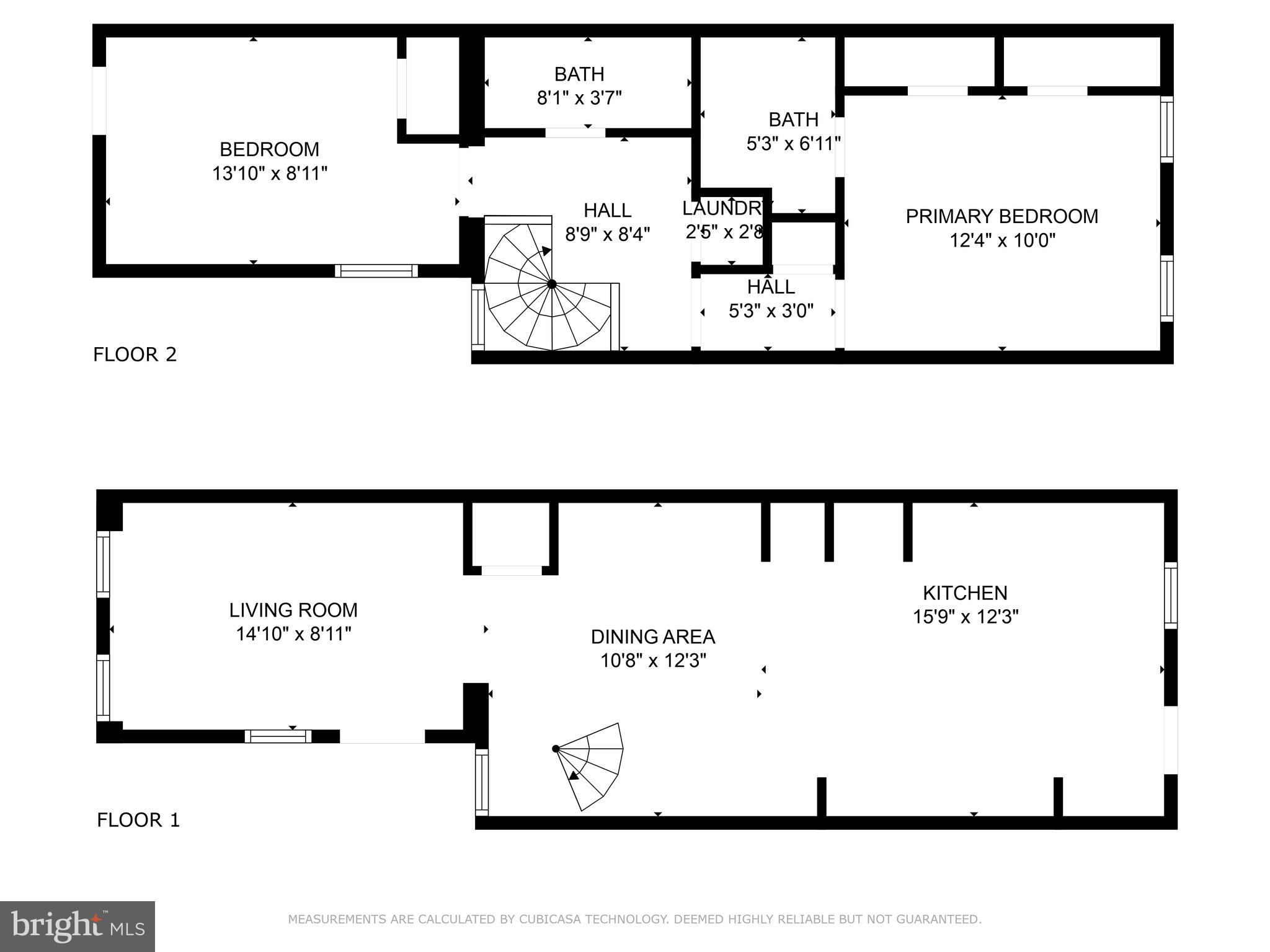 1608 Corcoran Street Northwest Washington, DC 20009 - Photo 28 of 28 Great layout, here are the floor plans!