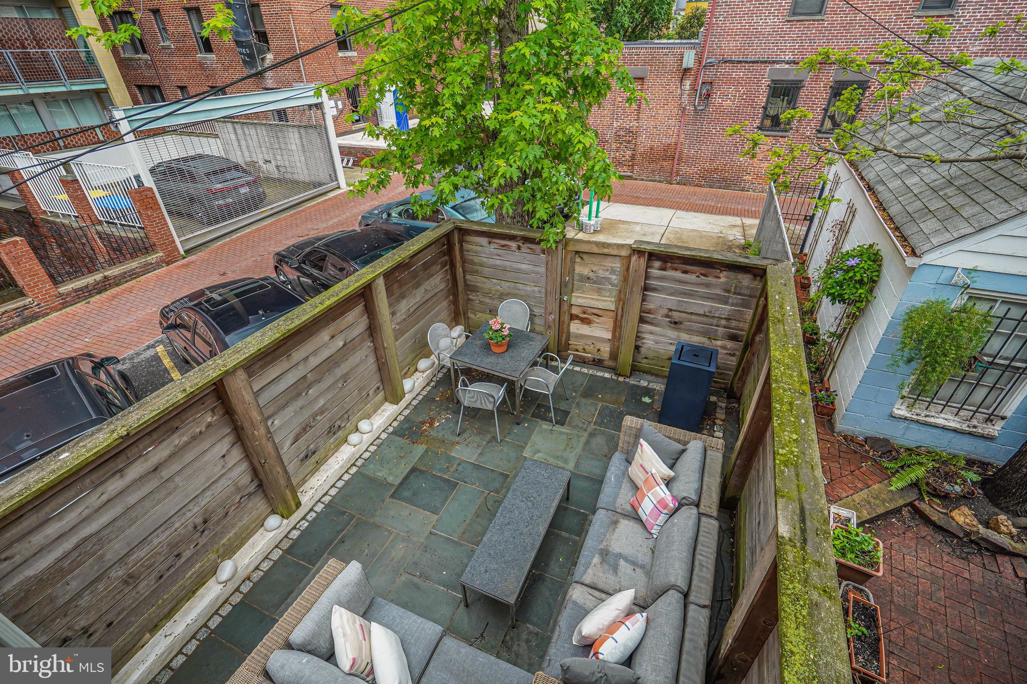 1608 Corcoran Street Northwest Washington, DC 20009 - Photo 8 of 28 Your parking spot is just beyond the patio!