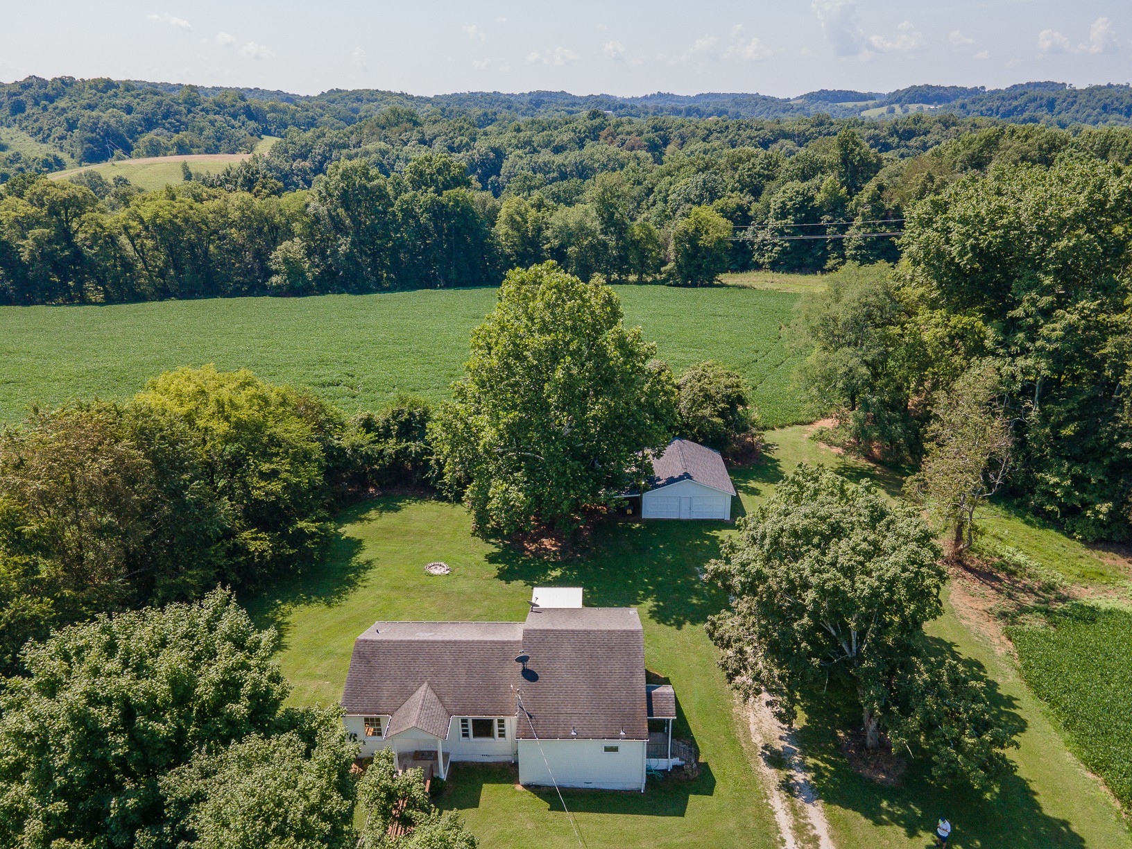 3308 Craig Bridge Road Williamsport, TN 38487 - Photo 44 of 45 an aerial view of a house with a yard