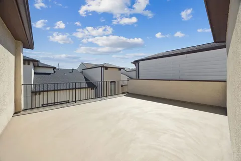 a view of a hallway with entryway