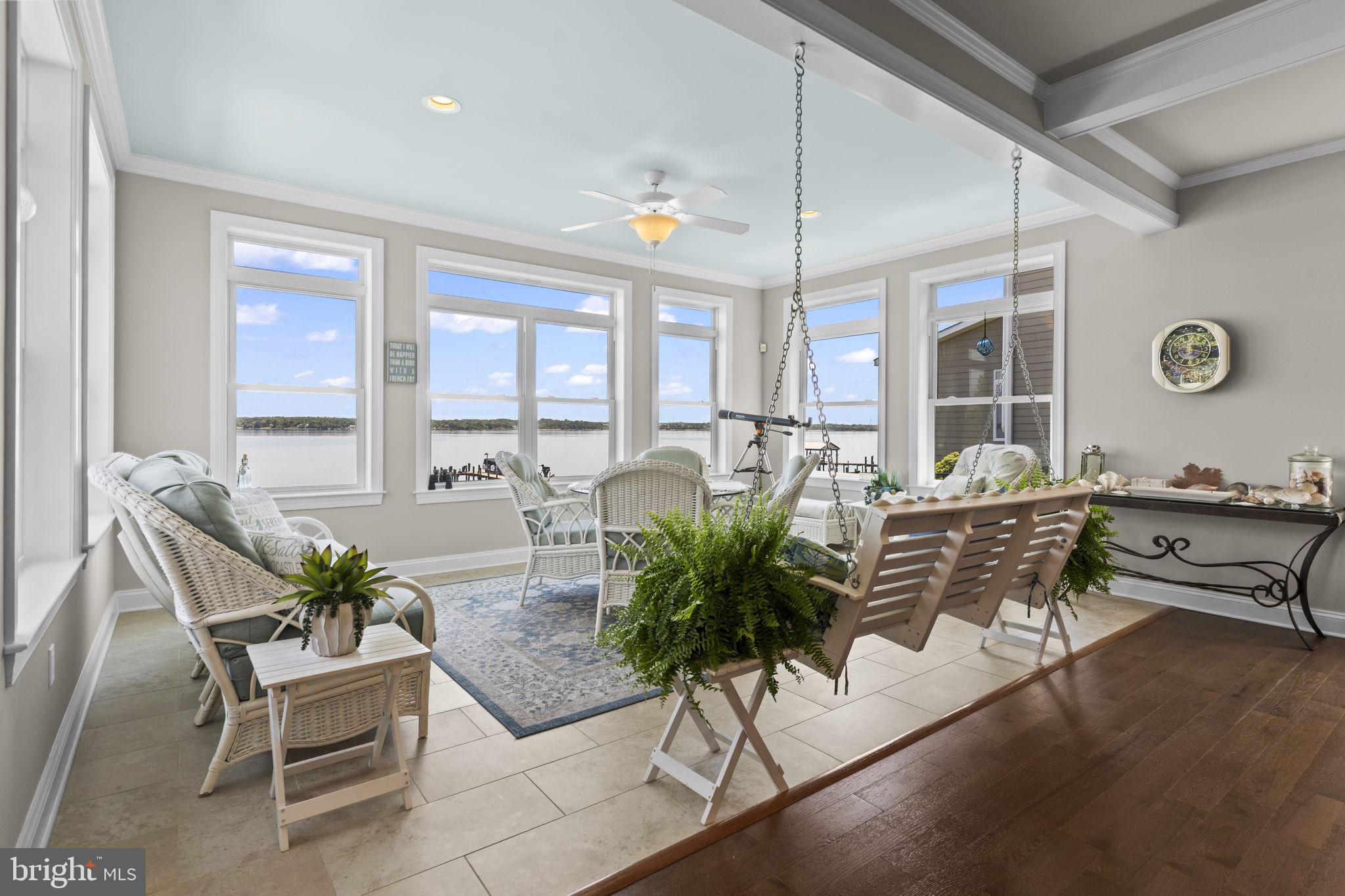 24814 Half Pone Point Road Hollywood, MD 20636 - Photo 11 of 80 Sun Room with a Beautiful View!