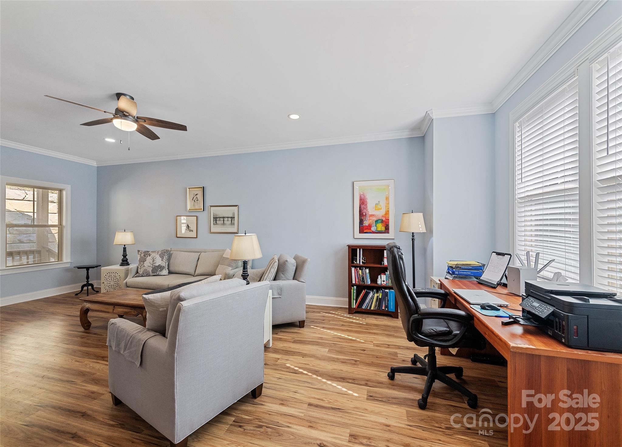 85 Garnet Spg Lane Waynesville, NC 28785 - Photo 14 of 36 a living room with furniture and a wooden floor