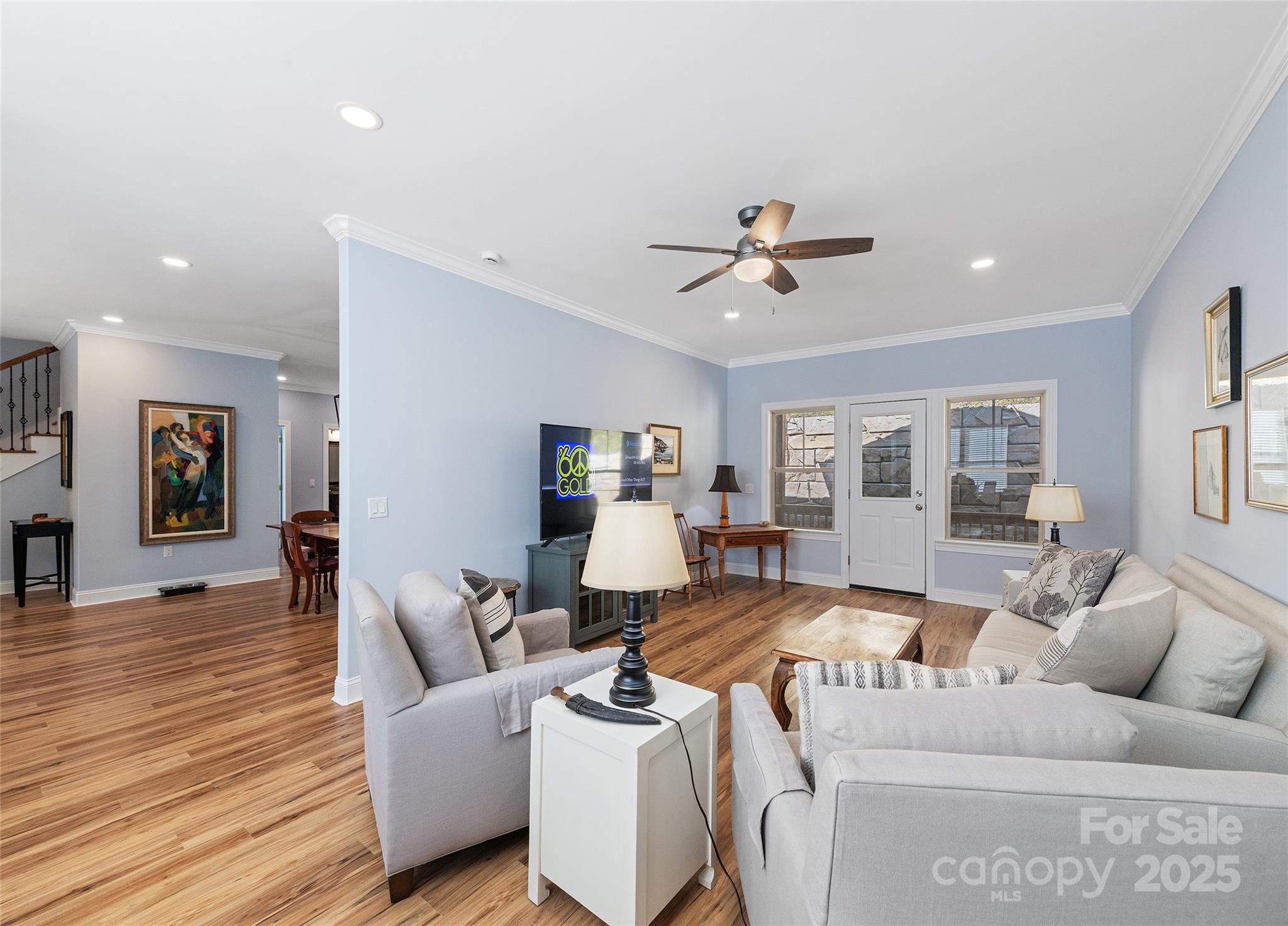 85 Garnet Spg Lane Waynesville, NC 28785 - Photo 15 of 36 a living room with furniture and wooden floor