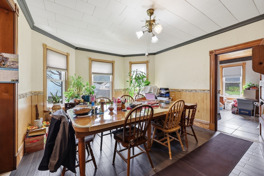 84 Middlefield Road Chester, MA 01011 - Photo 15 of 36 a view of a dining room with furniture window and outside view