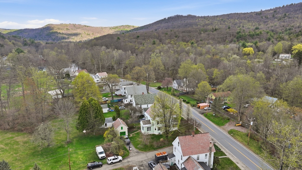 84 Middlefield Road Chester, MA 01011 - Photo 31 of 36 a view of a city from a balcony