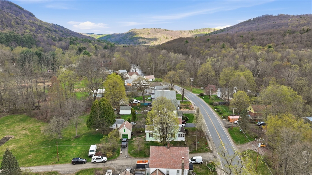 84 Middlefield Road Chester, MA 01011 - Photo 32 of 36 a view of a city from a balcony