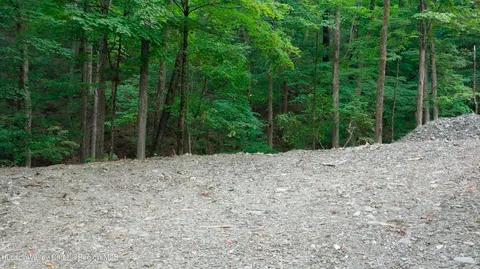 a view of a glass door