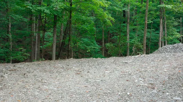 a view of a glass door