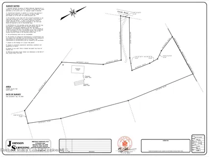 a view of a lush green forest with trees in the background