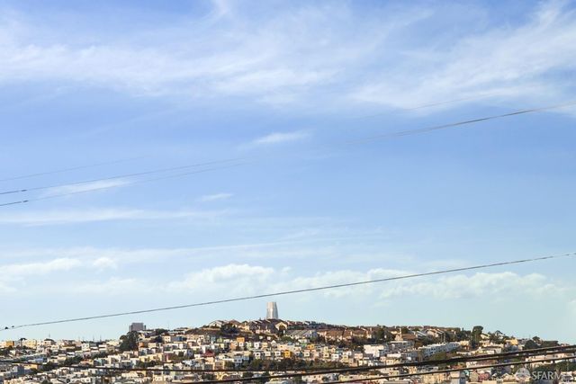 a view of city and sky