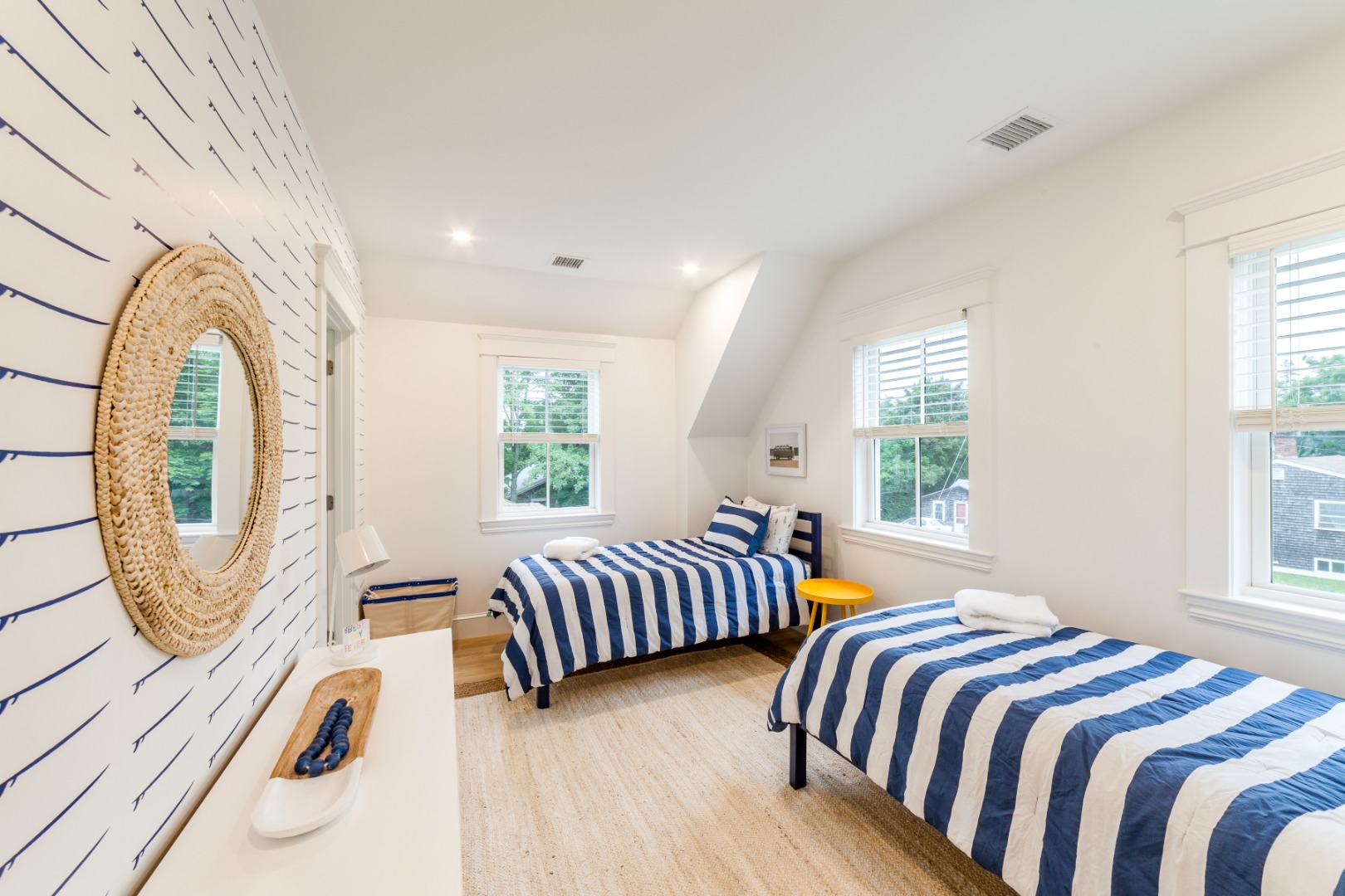 38 Pinehurst Road Edgartown, MA 02539 - Photo 33 of 38 a bedroom with two beds and a window