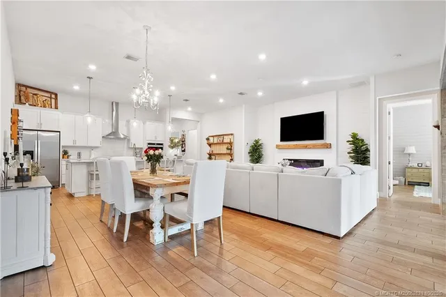an aerial view of residential building with outdoor space