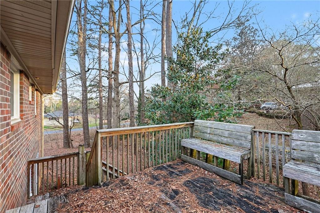 91 Berlin Street Tallapoosa, GA 30176 - Photo 22 of 25 a view of a bench in the roof deck
