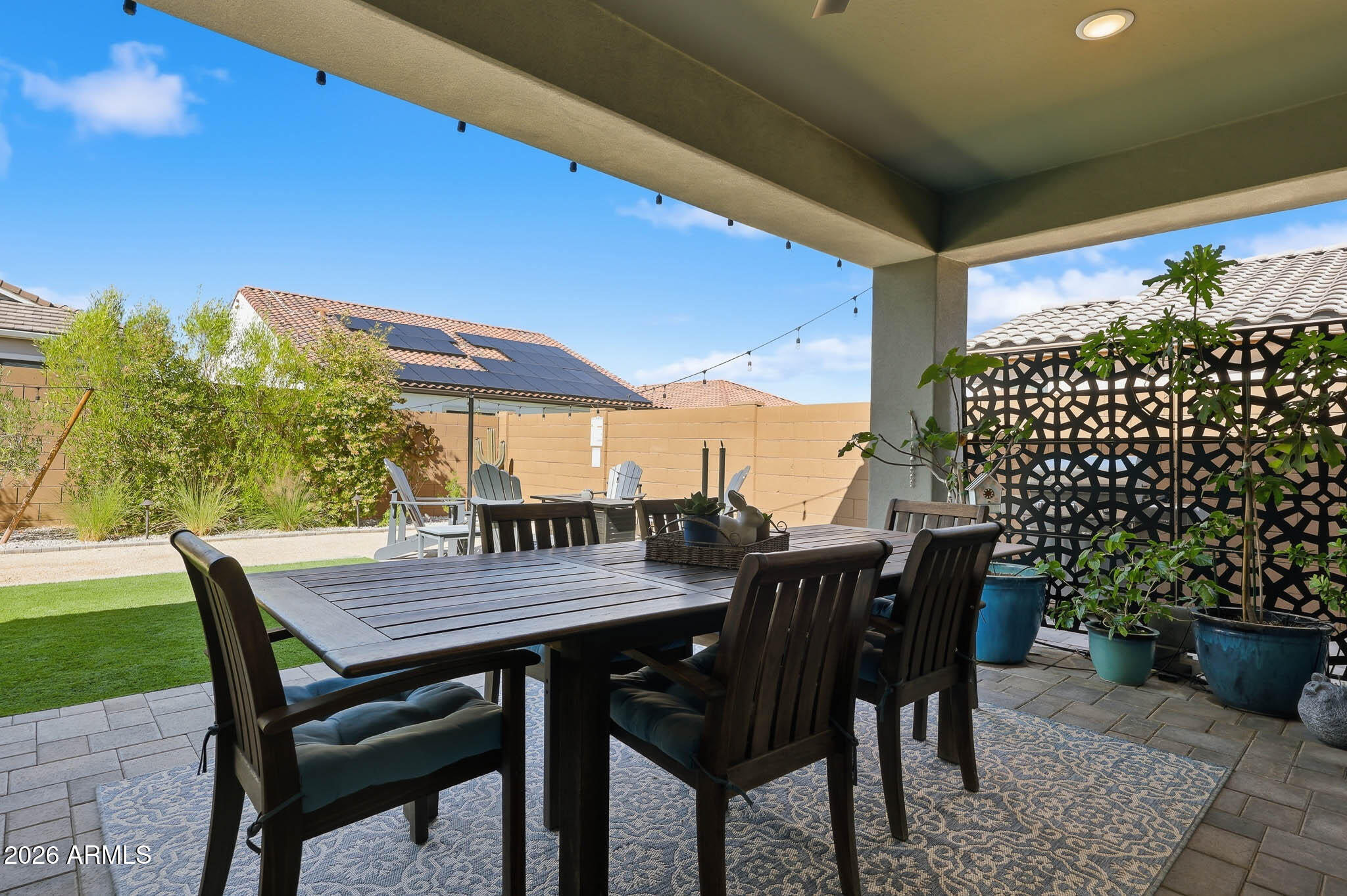 20636 West Luke Avenue Buckeye, AZ 85396 - Photo 22 of 42 a view of an outside dining space with furniture