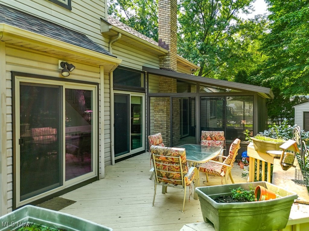 11662 Dunham Road Northfield, OH 44067 - Photo 44 of 50 View of wooden deck