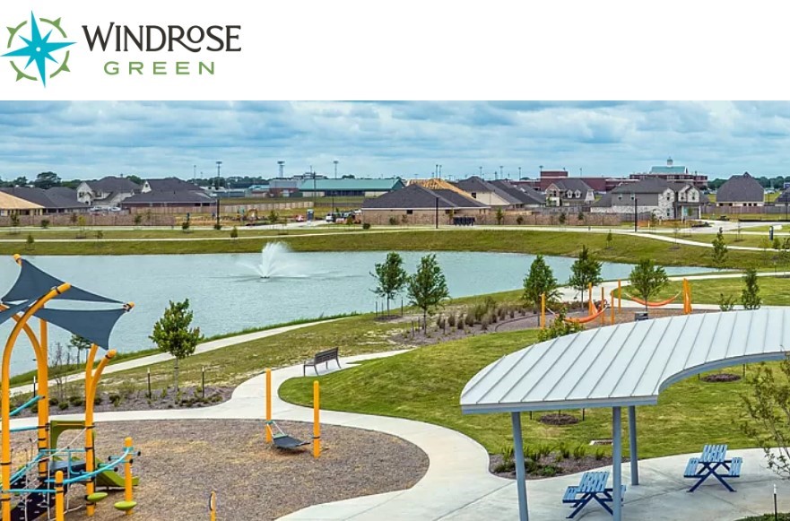 1715 Windrose Bend Angleton, TX 77515 - Photo 22 of 26 a view of a swimming pool with an ocean view