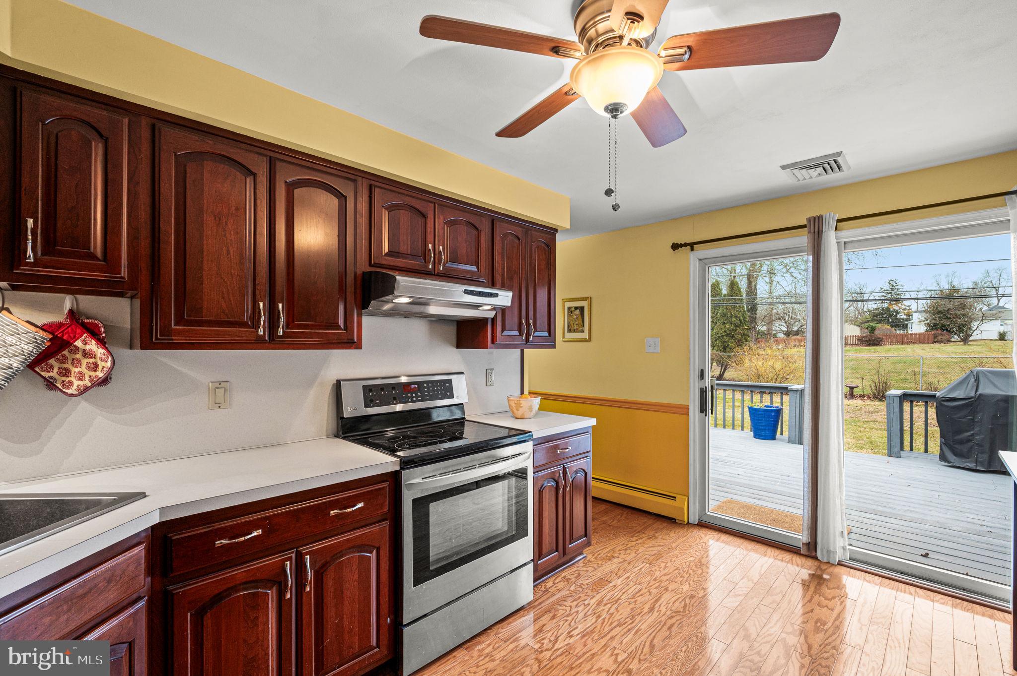 2039 Berkley Road Norristown, PA 19403 - Photo 8 of 21 Sliding Door to expansive deck and yard