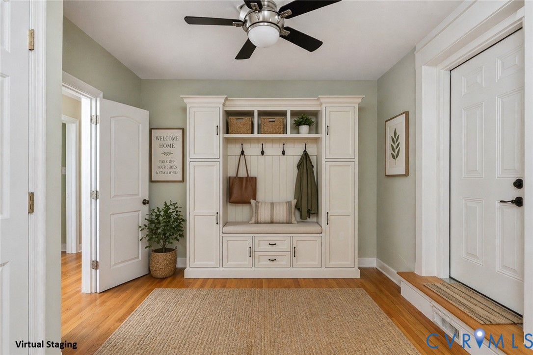 5414 New Kent Road Richmond, VA 23225 - Photo 20 of 62 a view of an entryway with wooden floor