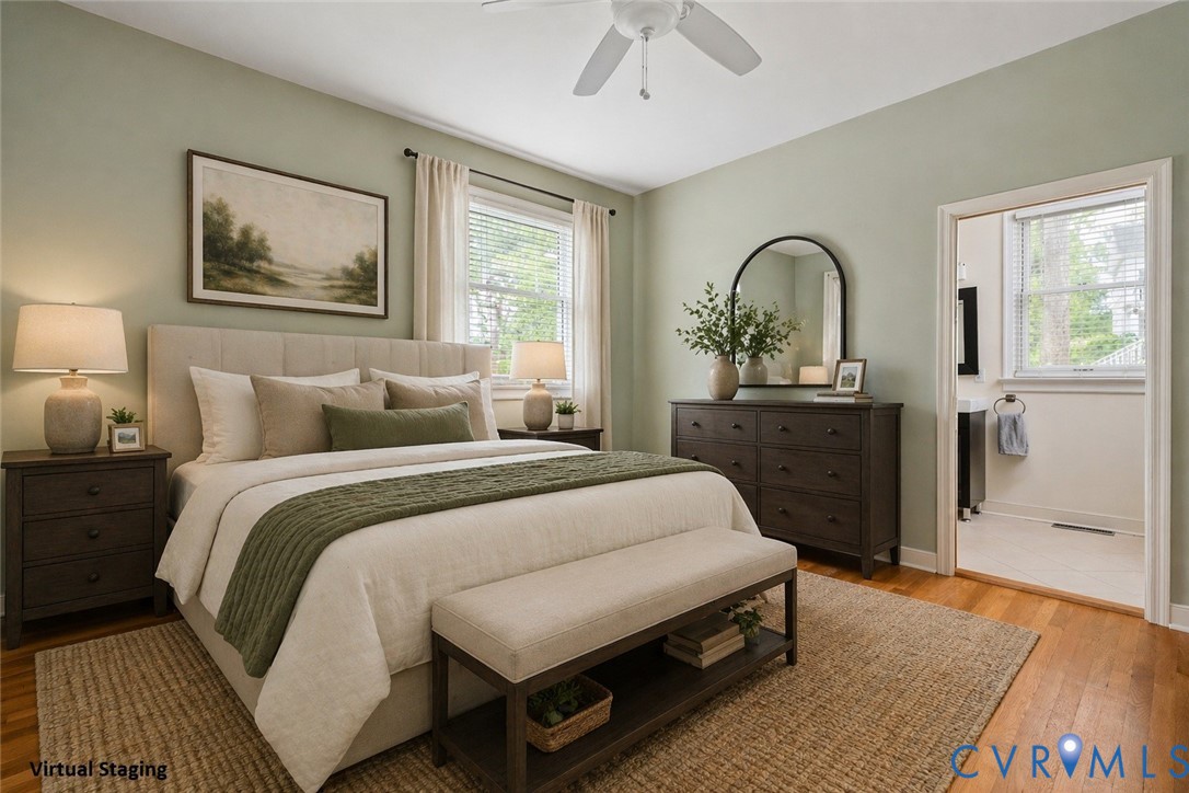 5414 New Kent Road Richmond, VA 23225 - Photo 22 of 62 a bedroom with a bed and a table
