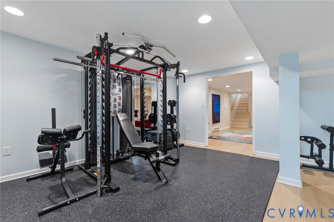 5414 New Kent Road Richmond, VA 23225 - Photo 36 of 62 a view of a room with gym equipment