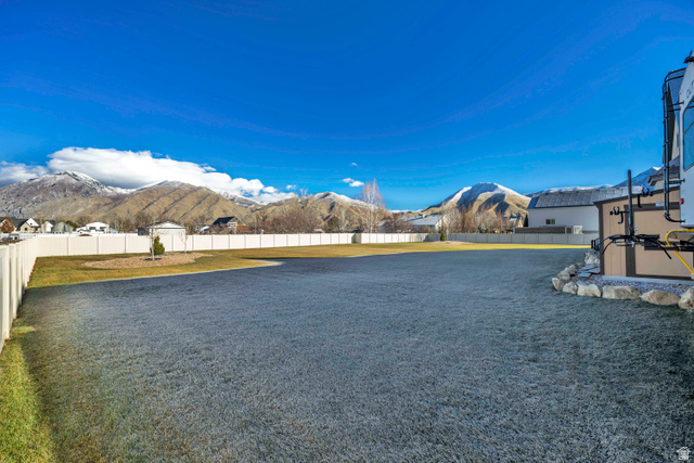 896 West 675 South Mapleton, UT 84664 - Photo 67 of 77 Fenced backyard with a mountain view