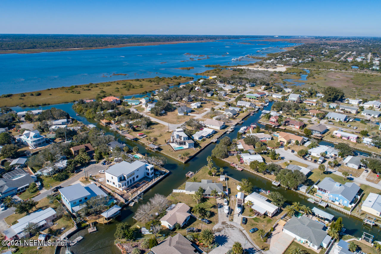 279 Pizarro Road St. Augustine, FL 32080 - Photo 30 of 34 an aerial view of residential building and ocean