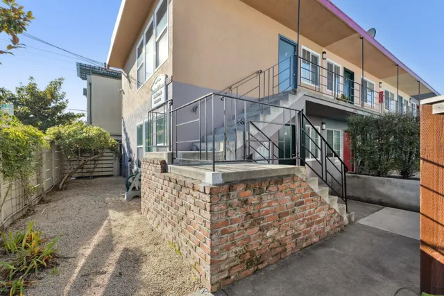 a view of pathway along with yard